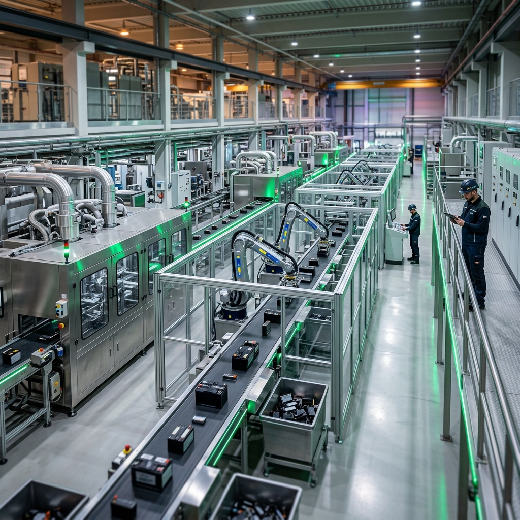 Modern recycling facility operations
